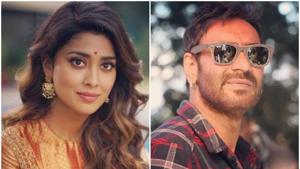 Ajay Devgn and Shriya Saran worked together in Drishyam. Ajay Devgn and Shriya Saran worked together in Drishyam.