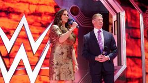 WWE Chairman Vince McMahon and daughter Stephanie.(WWE) WWE Chairman Vince McMahon and daughter Stephanie.(WWE)