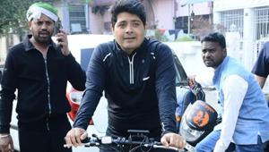Aijaz Dhebar is Mayor of Raipur.(HT Photo) Aijaz Dhebar is Mayor of Raipur.(HT Photo)