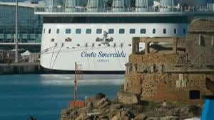 The Costa Smeralda cruise ship carrying around 6,000 passengers is docked at the Italian port of Civitavecchia following a health alert due to a Chinese couple and a possible link to the coronavirus.(via REUTERS) The Costa Smeralda cruise ship carrying around 6,000 passengers is docked at the Italian port of Civitavecchia following a health alert due to a Chinese couple and a possible link to the coronavirus.(via REUTERS)