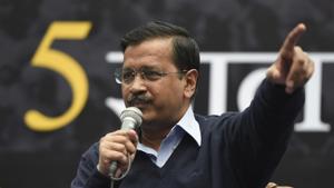 Arvind Kejriwal said the Union Budget had nothing for Delhi.(HT PHOTO) Arvind Kejriwal said the Union Budget had nothing for Delhi.(HT PHOTO)
