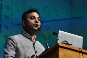 Chief Economic Adviser K V Subramanian said there is an upside potential in the estimates about the economy in this financial year as recovery is faster than expected.(HT Photo) Chief Economic Adviser K V Subramanian said there is an upside potential in the estimates about the economy in this financial year as recovery is faster than expected.(HT Photo)