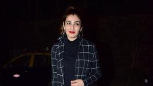 Mumbai: Actress Raveena Tandon at filmmaker Goldie Behl's birthday bash in Mumbai on Jan 25, 2020. (Photo: IANS)(IANS) Mumbai: Actress Raveena Tandon at filmmaker Goldie Behl's birthday bash in Mumbai on Jan 25, 2020. (Photo: IANS)(IANS)