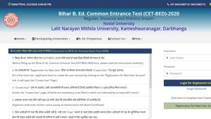 Bihar BEd CET 2020. (Screengrab) Bihar BEd CET 2020. (Screengrab)