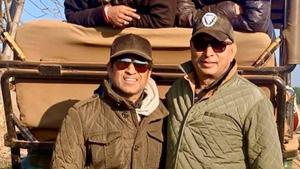 Sachin Tendulkar and Sunil Mehta. Sachin Tendulkar and Sunil Mehta.
