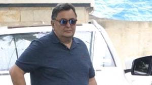 Rishi Kapoor at Kareena Kapoor’s Christmas party in Mumbai on Dec 25, 2019.(IANS) Rishi Kapoor at Kareena Kapoor’s Christmas party in Mumbai on Dec 25, 2019.(IANS)