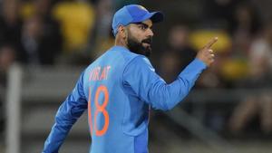 Virat Kohli in action.(AP) Virat Kohli in action.(AP)