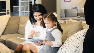 Priyanka Chopra poses with Nick Jonas’ niece, Alena. Priyanka Chopra poses with Nick Jonas’ niece, Alena.