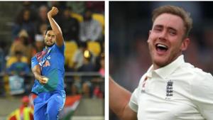 Shivam Dube bowled a 34 run-over against New Zealand.(Reuters/HT Collage) Shivam Dube bowled a 34 run-over against New Zealand.(Reuters/HT Collage)