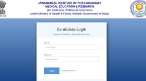 JIPMER Group B and C admit card 2020. (Screengrab) JIPMER Group B and C admit card 2020. (Screengrab)