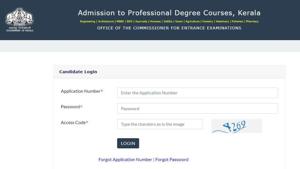 KEAM 2020 registration. (Screengrab) KEAM 2020 registration. (Screengrab)