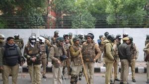 Delhi Police have registered an attempt to murder case against unknown persons after the alleged incident of firing outside the Jamia Millia Islamia University(HT Photo) Delhi Police have registered an attempt to murder case against unknown persons after the alleged incident of firing outside the Jamia Millia Islamia University(HT Photo)
