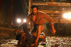 Karthi in a still from Kaithi. Karthi in a still from Kaithi.