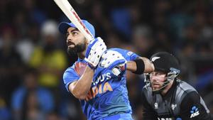 File image of India skipper in action against New Zealand.(AP) File image of India skipper in action against New Zealand.(AP)