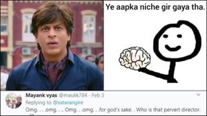 Shah Rukh Khan’s crazy episode with a director and his script is making Twitter LOL. Shah Rukh Khan’s crazy episode with a director and his script is making Twitter LOL.
