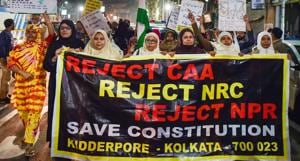 An almost hysterical anti-Muslim colour has been given to the CAA and any NRC exercise, as if the malevolent Narendra Modi government intends to make Indian Muslims stateless(PTI) An almost hysterical anti-Muslim colour has been given to the CAA and any NRC exercise, as if the malevolent Narendra Modi government intends to make Indian Muslims stateless(PTI)