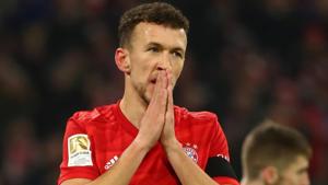 Bayern Munich's Ivan Perisic reacts.(REUTERS)