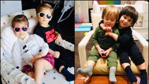 Karan Johar’s twins Yash and Roohi were born on February 7, 2017. Karan Johar’s twins Yash and Roohi were born on February 7, 2017.