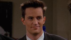 Matthew Perry as Chandler Bing in Friends. Matthew Perry as Chandler Bing in Friends.
