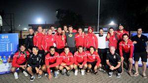 Belgium team arrive in India.(Hockey India) Belgium team arrive in India.(Hockey India)