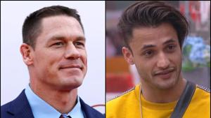 John Cena shared a picture of Bigg Boss 13 contestant Asim Riaz on Instagram.(Reuters/Screengrab) John Cena shared a picture of Bigg Boss 13 contestant Asim Riaz on Instagram.(Reuters/Screengrab)