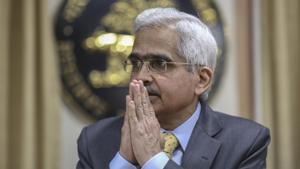 Shaktikanta Das, governor of the Reserve Bank of India (RBI), gestures during a news conference in Mumbai on Feb. 6, 2020.(Bloomberg) Shaktikanta Das, governor of the Reserve Bank of India (RBI), gestures during a news conference in Mumbai on Feb. 6, 2020.(Bloomberg)