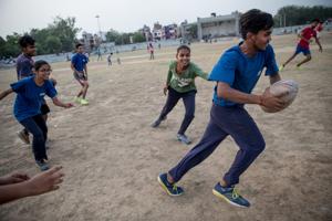 Playing together teaches the team respect for each other. It breaks stereotypes. And it teaches the players that public spaces belong to all.(NAMITA BHANDARE) Playing together teaches the team respect for each other. It breaks stereotypes. And it teaches the players that public spaces belong to all.(NAMITA BHANDARE)