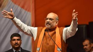 Union Home Minister Amit Shah(Sanchit Khanna / Hindustan Times) Union Home Minister Amit Shah(Sanchit Khanna / Hindustan Times)