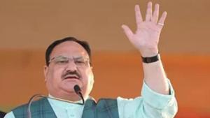 BJP president J P Nadda said Chief Minister Arvind Kejriwal has been “exposed” for his “false” promises and expressed confidence that the saffron party will win over 45 seats in the 70-member legislature.(HT Photo) BJP president J P Nadda said Chief Minister Arvind Kejriwal has been “exposed” for his “false” promises and expressed confidence that the saffron party will win over 45 seats in the 70-member legislature.(HT Photo)
