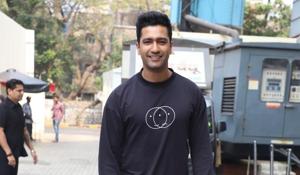 Vicky Kaushal at the trailer launch of Bhoot Part One: The Haunted Ship.(IANS) Vicky Kaushal at the trailer launch of Bhoot Part One: The Haunted Ship.(IANS)