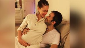 Kalki Koechlin and Guy Hershberg have welcomed their first child together - a baby girl. Kalki Koechlin and Guy Hershberg have welcomed their first child together - a baby girl.