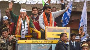 Arvind Kejriwal’s AAP had won 67 of the 70 seats in last assembly elections held in 2015.(PTI) Arvind Kejriwal’s AAP had won 67 of the 70 seats in last assembly elections held in 2015.(PTI)