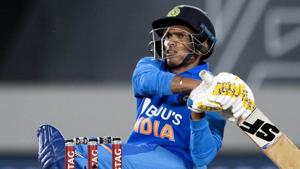 Auckland: India's Navdeep Saini in action.(AP) Auckland: India's Navdeep Saini in action.(AP)
