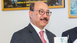Harsh Vardhan Shringla also noted that this year marked an important milestone as India and China will celebrate the 70th anniversary of the establishment of diplomatic relations.(PTI) Harsh Vardhan Shringla also noted that this year marked an important milestone as India and China will celebrate the 70th anniversary of the establishment of diplomatic relations.(PTI)