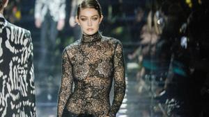 Gigi Hadid walks the runway during the Tom Ford AW20 Show at Milk Studios in Los Angeles, California.(REUTERS) Gigi Hadid walks the runway during the Tom Ford AW20 Show at Milk Studios in Los Angeles, California.(REUTERS)