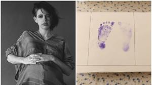 Kalki Koechlin announced the arrival of her baby girl with an Instagram post. Kalki Koechlin announced the arrival of her baby girl with an Instagram post.