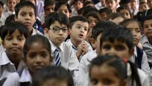 Schools will have to submit a report to the district education office with details of the function accompanied by photographs.(HT file) Schools will have to submit a report to the district education office with details of the function accompanied by photographs.(HT file)