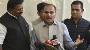 Adhir Ranjan Chowdhury said on Sunday his party never expected to do well in the Delhi assembly elections(Sanjeev Verma/HT PHOTO) Adhir Ranjan Chowdhury said on Sunday his party never expected to do well in the Delhi assembly elections(Sanjeev Verma/HT PHOTO)