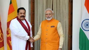 Mr Rajapaksa sought to strike a balance between Sri Lanka’s ties with India, and those with other regional players, such as China and Pakistan, describing India as a “relation” and the others as friends(Bloomberg) Mr Rajapaksa sought to strike a balance between Sri Lanka’s ties with India, and those with other regional players, such as China and Pakistan, describing India as a “relation” and the others as friends(Bloomberg)
