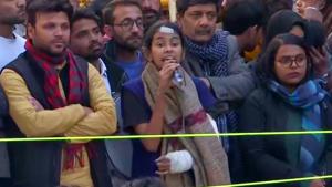 JNU Students' Union president Aishe Ghosh belongs to the Communist Party of India (Marxist)’s student wing the Students’ Federation of India (SFI).(ANI PHOTO.) JNU Students' Union president Aishe Ghosh belongs to the Communist Party of India (Marxist)’s student wing the Students’ Federation of India (SFI).(ANI PHOTO.)