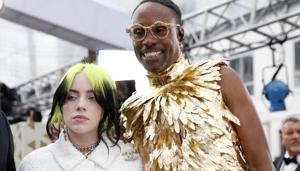 Billie Eilish and Billy Porter pose on the red carpet during the Oscars arrivals at the 92nd Academy Awards in Hollywood.(REUTERS) Billie Eilish and Billy Porter pose on the red carpet during the Oscars arrivals at the 92nd Academy Awards in Hollywood.(REUTERS)