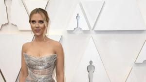 Scarlett Johansson arrives at the Oscars on Sunday.(Richard Shotwell/Invision/AP) Scarlett Johansson arrives at the Oscars on Sunday.(Richard Shotwell/Invision/AP)