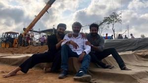 SS Rajamouli films RRR. SS Rajamouli films RRR.