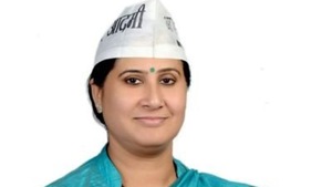 Aam Aadmi Party’s Bandana Kumari on Tuesday won by around 800 votes against(Bandana Kumari/Twitter) Aam Aadmi Party’s Bandana Kumari on Tuesday won by around 800 votes against(Bandana Kumari/Twitter)
