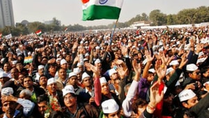 Sisodia, during the poll campaign, had come under attack from the Bharatiya Janata Party after he told the media that he stood with the protesters in Shaheen Bagh – comprising a large number of women resisting the recently amended citizenship law since December 15, 2019. (Photo @AamAadmiParty) Sisodia, during the poll campaign, had come under attack from the Bharatiya Janata Party after he told the media that he stood with the protesters in Shaheen Bagh – comprising a large number of women resisting the recently amended citizenship law since December 15, 2019. (Photo @AamAadmiParty)