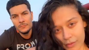 Krishna Shroff has posted a new picture with boyfriend Eban Hayms.(Instagram) Krishna Shroff has posted a new picture with boyfriend Eban Hayms.(Instagram)