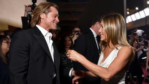 Brad Pitt and Jennifer Aniston attend the 26th Annual Screen Actors Guild Awards at The Shrine Auditorium. Brad Pitt and Jennifer Aniston attend the 26th Annual Screen Actors Guild Awards at The Shrine Auditorium.