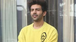 Actor Kartik Aaryan during the promotions of upcoming film Love Aaj Kal.(IANS) Actor Kartik Aaryan during the promotions of upcoming film Love Aaj Kal.(IANS)