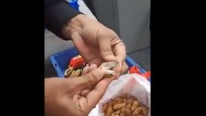 The CISF has seized Rs 45 lakh worth of foreign currency hidden in cooked meat pieces, peanuts and sealed biscuit packets.(Facebook) The CISF has seized Rs 45 lakh worth of foreign currency hidden in cooked meat pieces, peanuts and sealed biscuit packets.(Facebook)