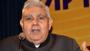 West Bengal Governor Jagdeep Dhankhar.(ANI file) West Bengal Governor Jagdeep Dhankhar.(ANI file)